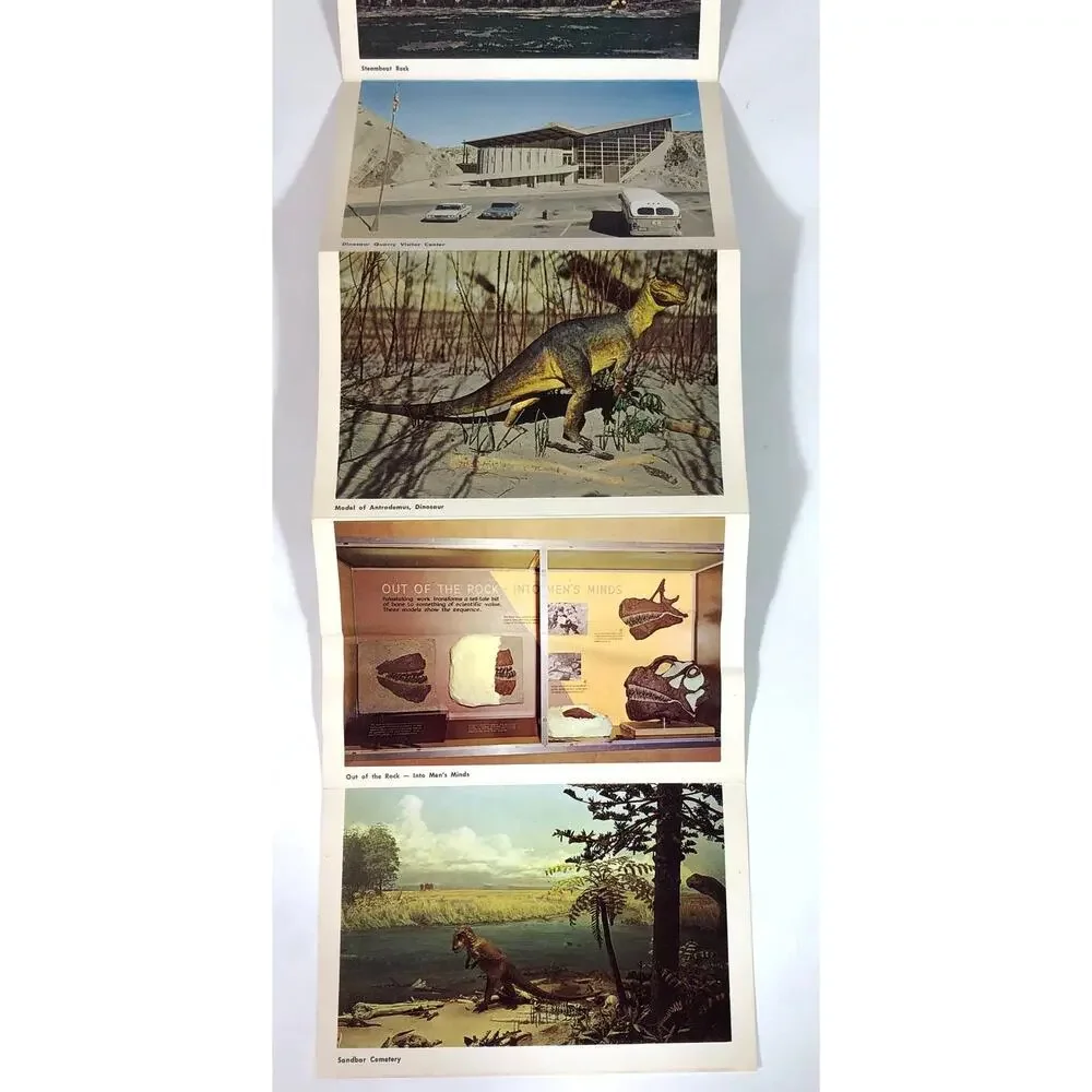 Dinosaur National Monument Photo Book Mail Vintage 1970s Utah-Colorado Postcard